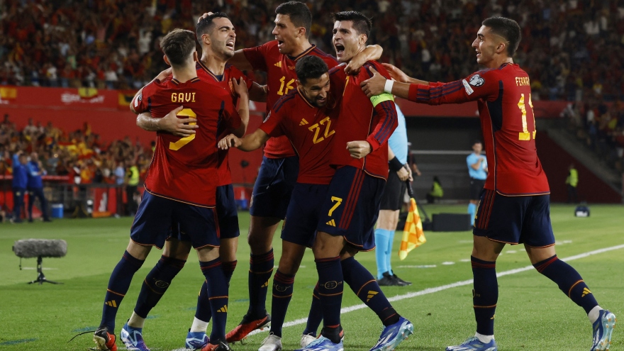 Kết quả vòng loại EURO 2024 ngày 13/10: Tây Ban Nha ngăn Scotland giành vé sớm