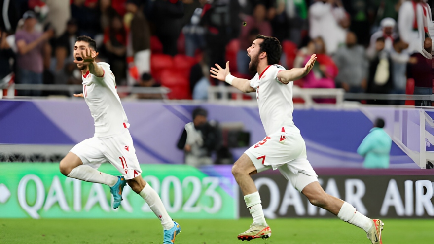Kết quả Asian Cup 2023 hôm nay 29/1: “Hiện tượng” Tajikistan gây sốc trước UAE