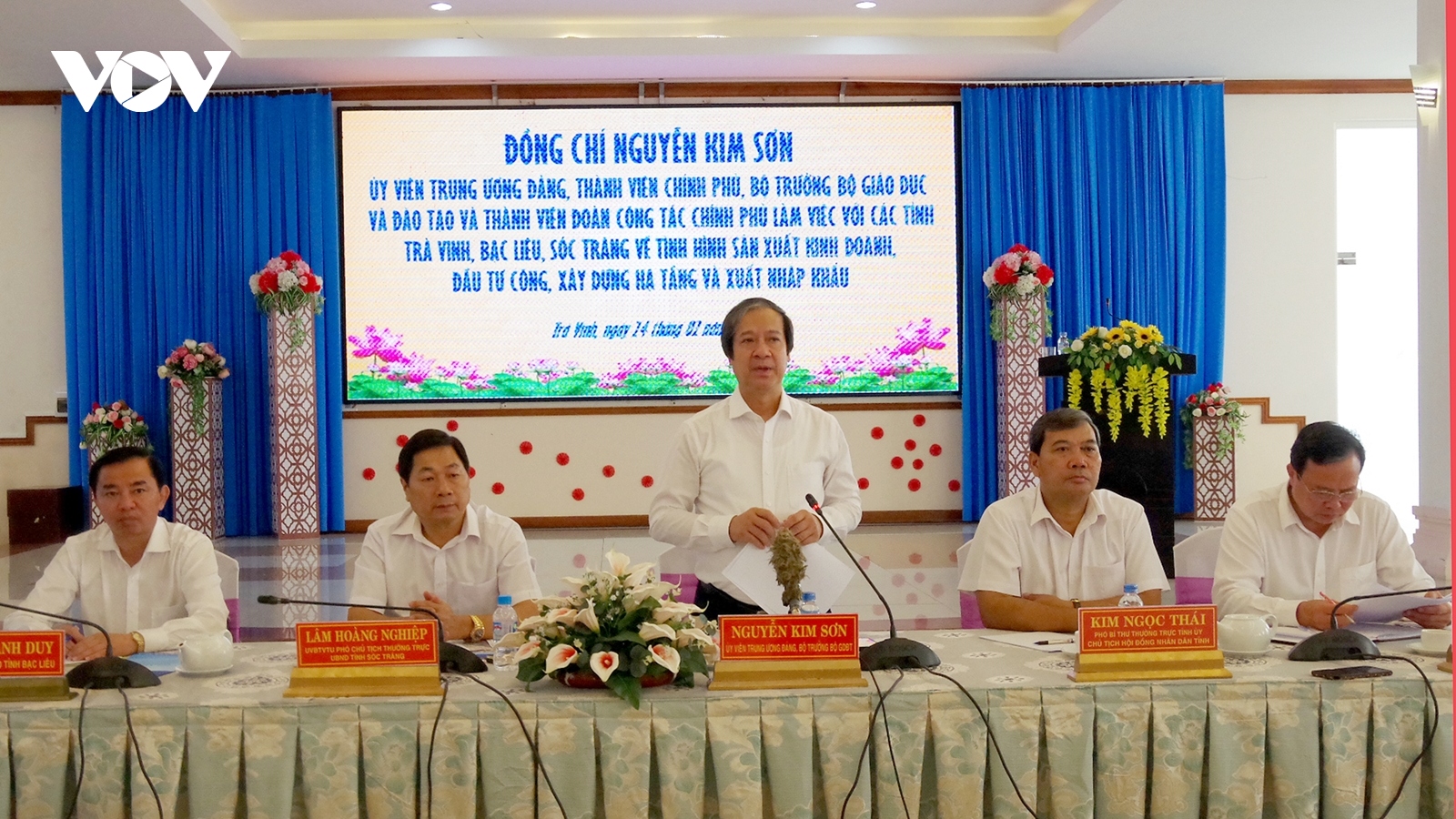 Đoàn công tác Chính phủ làm việc với 3 tỉnh Trà Vinh, Sóc Trăng và Bạc Liêu
