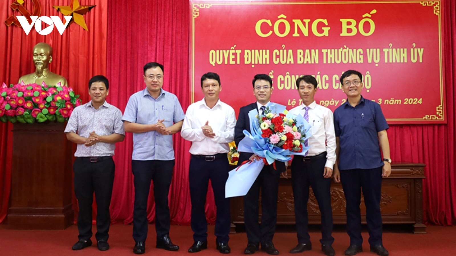 Chánh Văn phòng Tỉnh ủy Quảng Bình làm Bí thư Huyện ủy Lệ Thủy