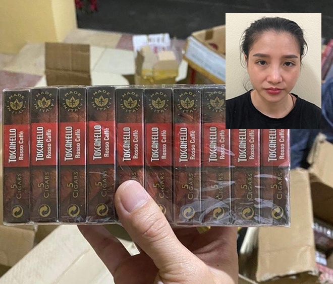 Nữ giáo viên ở Hà Nội liên quan đường dây thuốc lá lậu