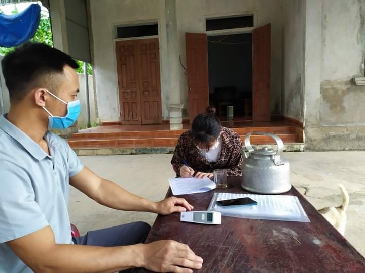 Vi phạm cách ly y tế, người đàn ông ở Hà Tĩnh bị phạt 2 triệu đồng