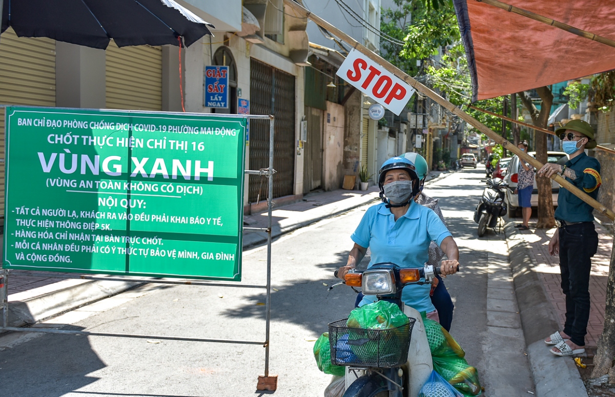 “Vùng xanh” – vùng an toàn với dịch Covid-19 đầu tiên đã xuất hiện ở Hà Nội