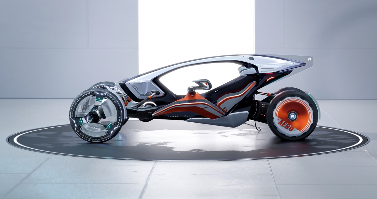 Khám phá mẫu xe ý tưởng kết hợp giữa xe máy và ô tô của SAIC Design