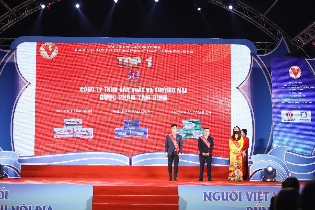 Viganam Tâm Bình: TOP 1 “Hàng Việt Nam được người tiêu dùng yêu thích”