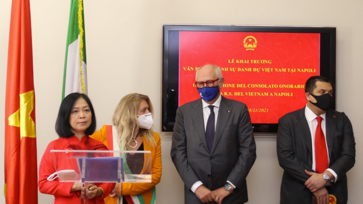 Khai trương Văn phòng Lãnh sự danh dự Việt Nam tại vùng Campania, Italia