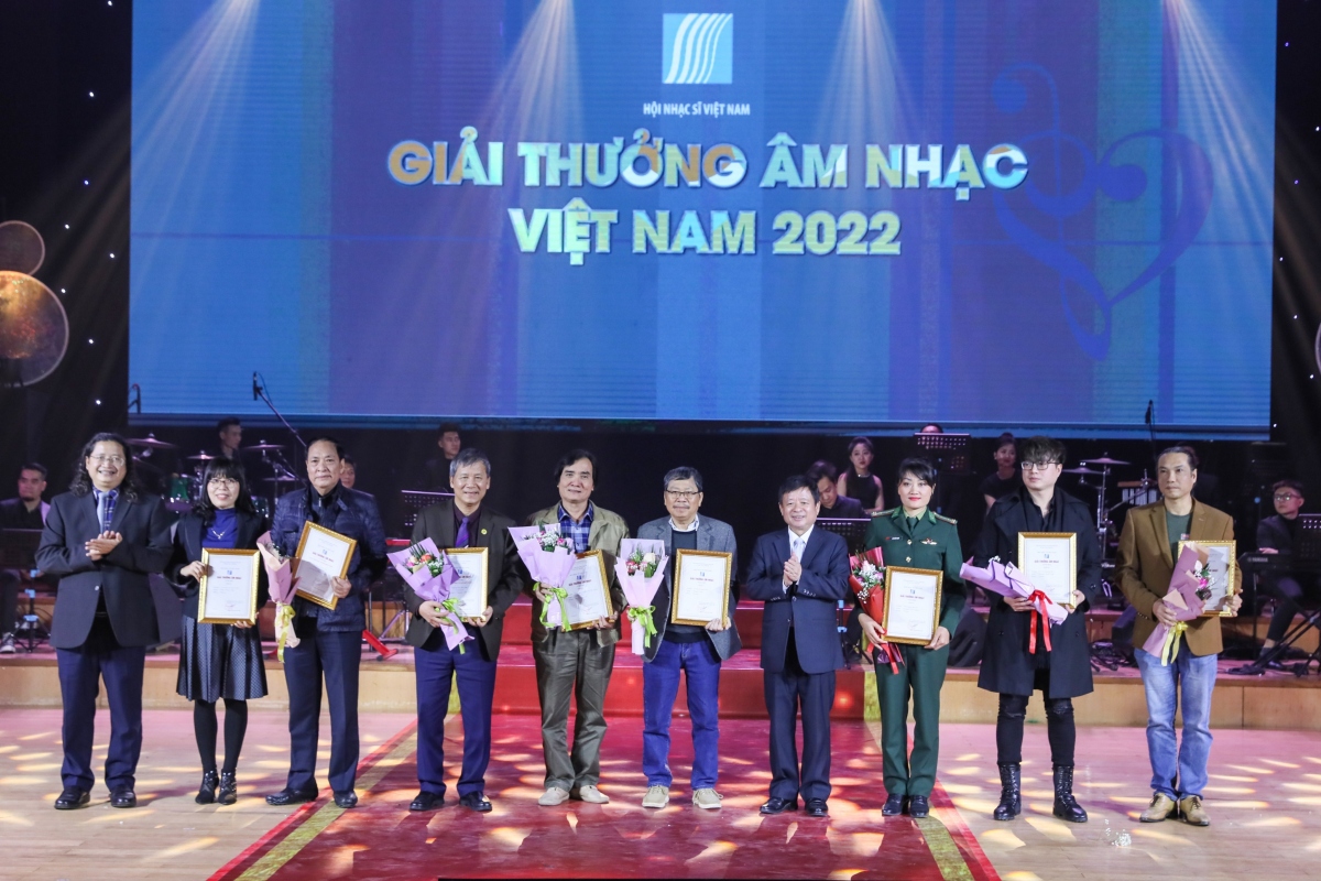 Hội Nhạc sĩ Việt Nam kỷ niệm 65 năm thành lập và trao giải thưởng âm nhạc 2022