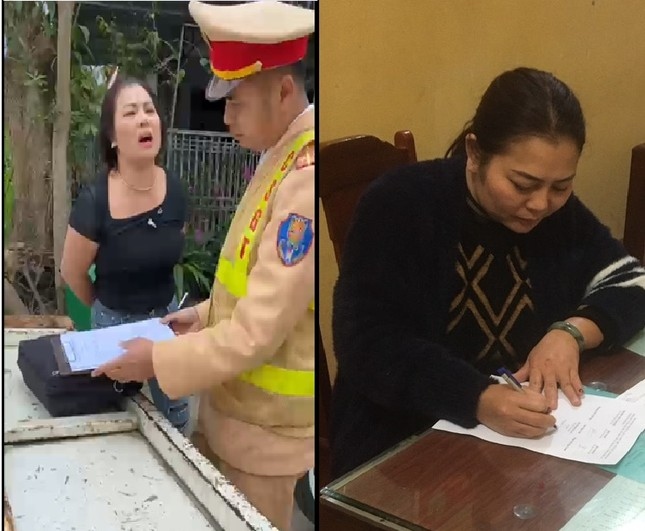 Đang củng cố hồ sơ để khởi tố người phụ nữ lăng mạ CSGT ở Thanh Hóa