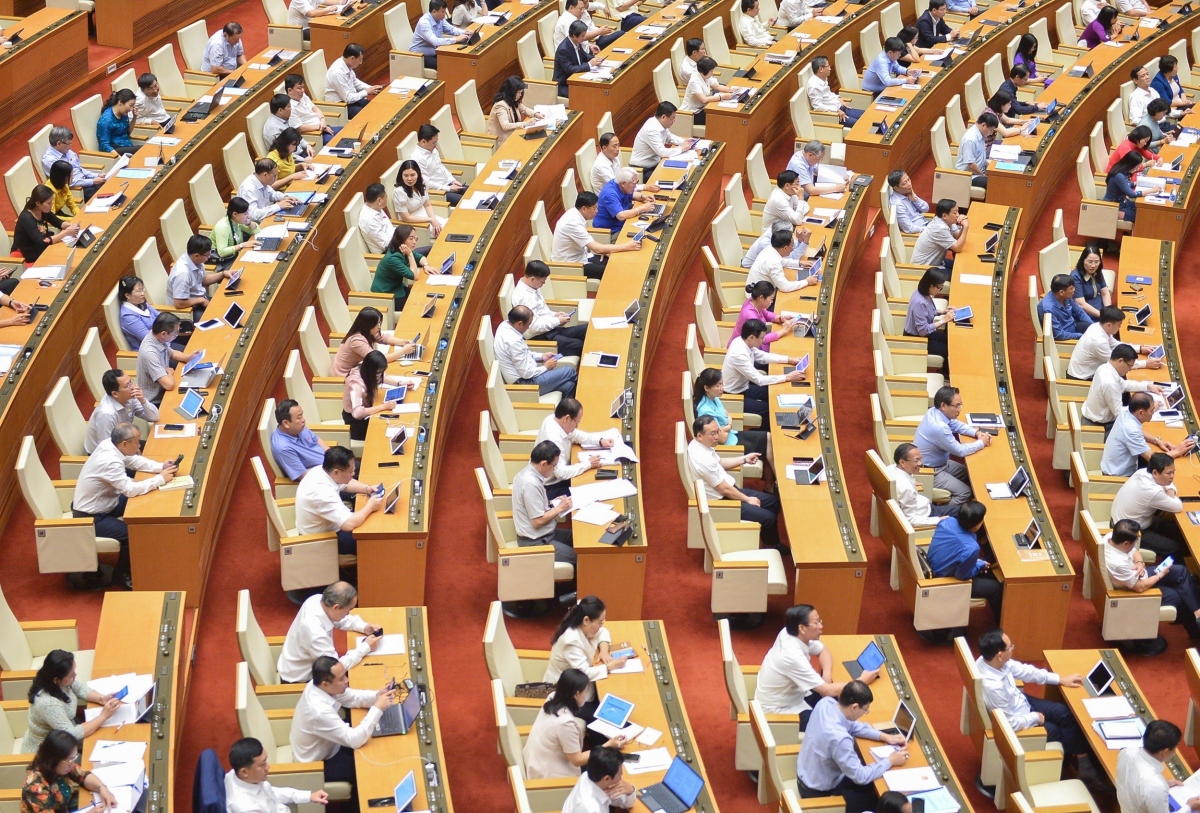 Quốc hội biểu quyết thông qua nhiều dự án luật trong đợt 2 Kỳ họp thứ 5