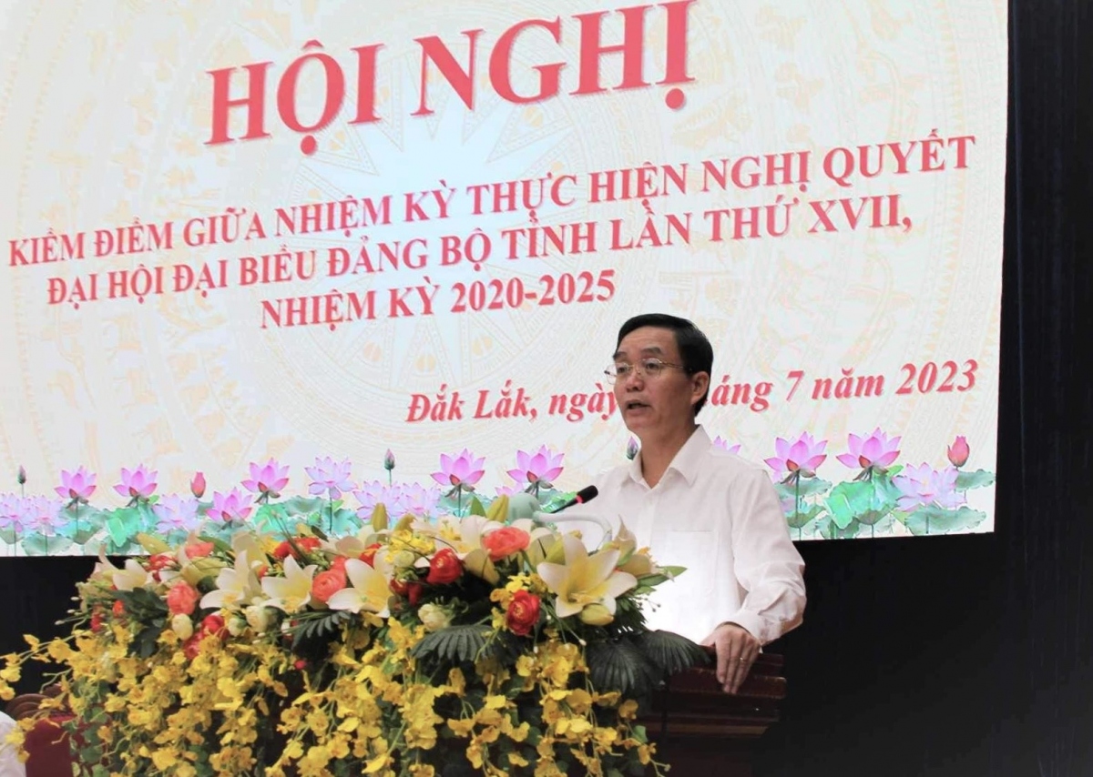 Đảng bộ tỉnh Đắk Lắk đặt mục tiêu đảm bảo an ninh chính trị, an toàn xã hội