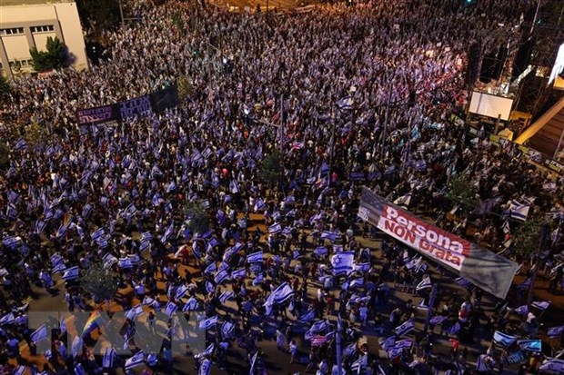 Israel biểu tình 35 tuần liên tiếp để phản đối kế hoạch cải tổ tư pháp