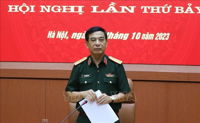 Đại tướng Phan Văn Giang, Bộ trưởng Bộ Quốc phòng chủ trì Hội nghị Quân ủy TƯ