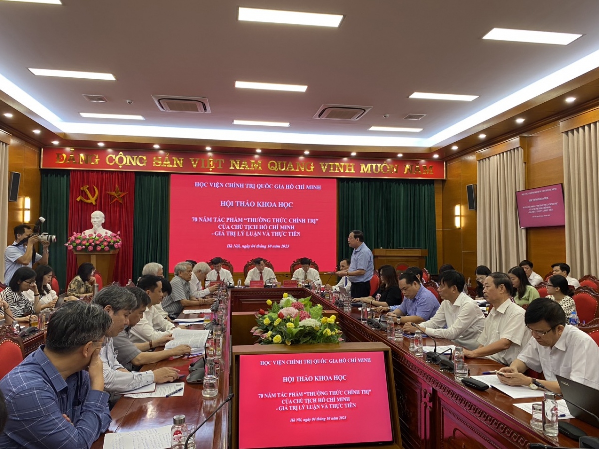 Hội thảo 70 năm ra đời tác phẩm "Thường thức chính trị" của Hồ Chí Minh