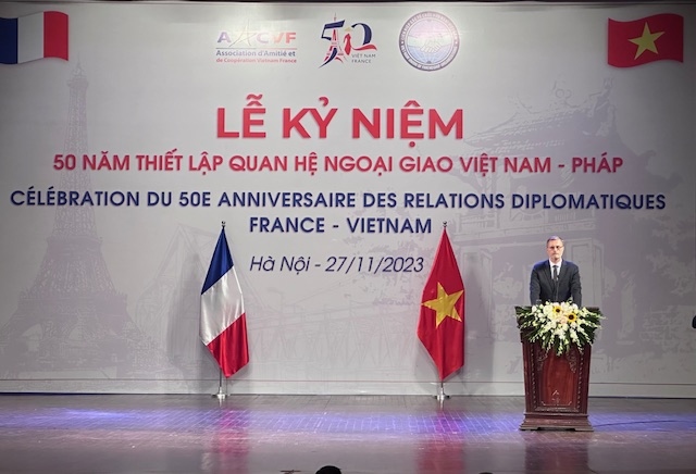 Lễ kỷ niệm 50 năm Quan hệ ngoại giao Việt Nam – Pháp