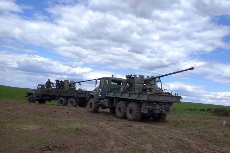 Nga khai hỏa pháo phòng không phá hủy cứ điểm Ukraine ở Bakhmut