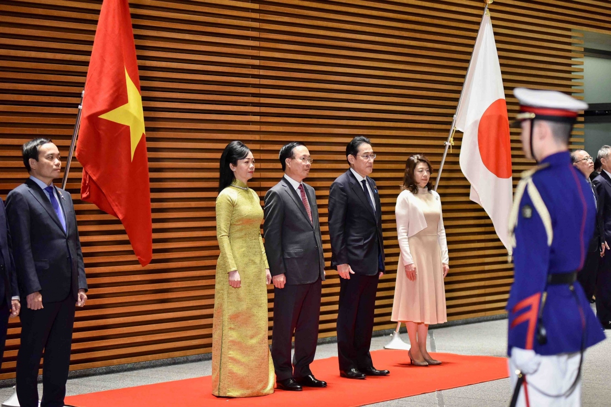 Chủ tịch nước Võ Văn Thưởng hội đàm với Thủ tướng Nhật Bản