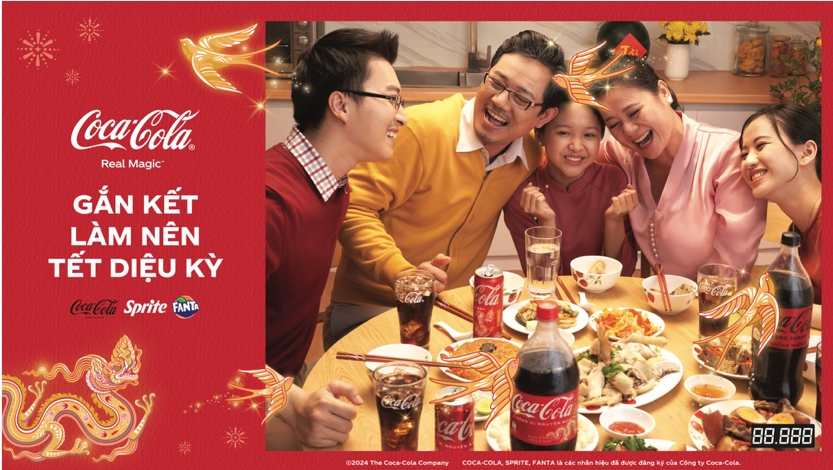 Coca-Cola lan tỏa thông điệp “Gắn kết làm nên Tết diệu kỳ"