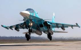 Máy bay Su-34 của Nga thả bom lượn phá hủy tiền đồn Ukraine tại Donetsk