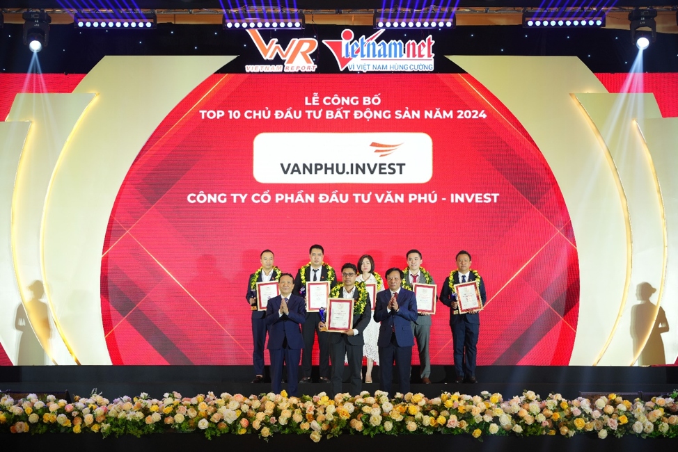 Văn Phú – Invest lần thứ 2 liên tiếp lọt vào Top 10 chủ đầu tư bất động sản