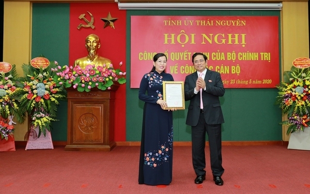 Bà Nguyễn Thanh Hải giữ chức Bí thư Tỉnh ủy Thái Nguyên