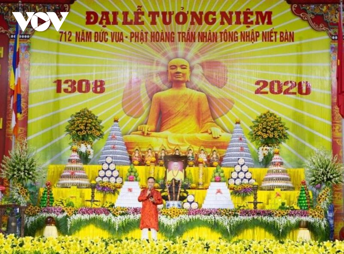 Đại lễ tưởng niệm 712 năm Đức Vua Phật hoàng Trần Nhân Tông nhập niết bàn