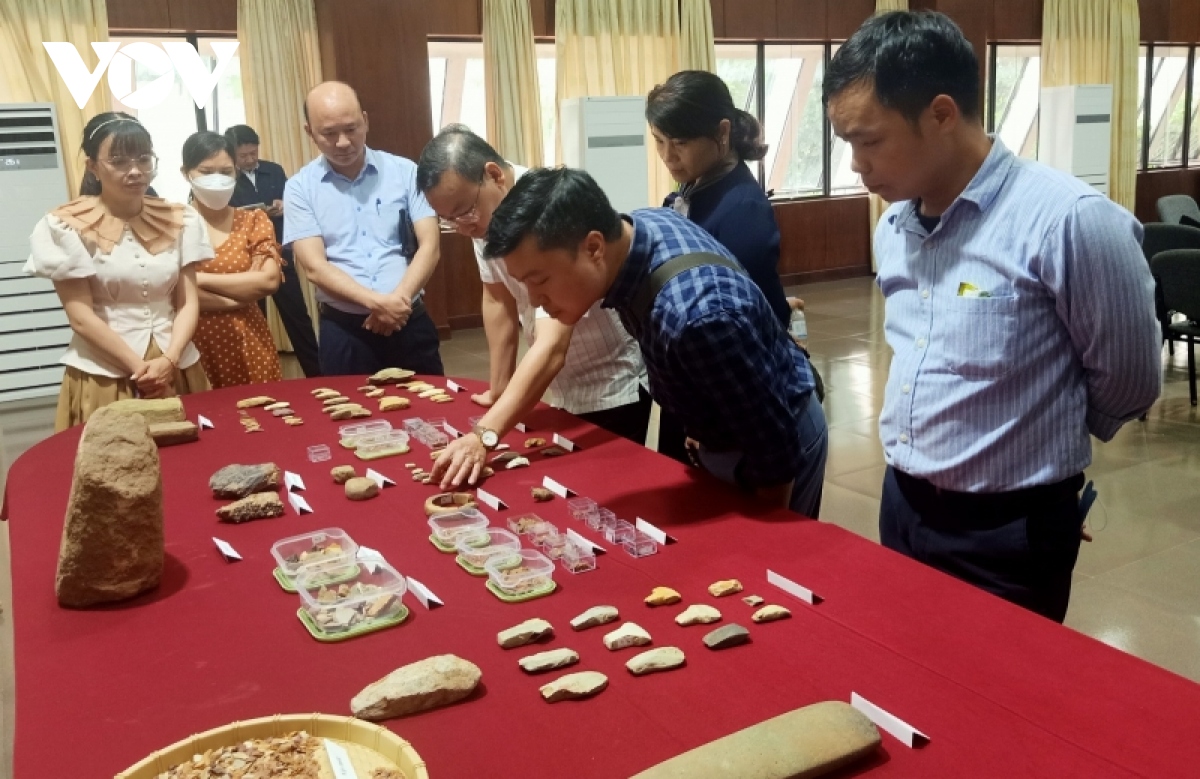 Đắk Lắk phát hiện nhiều di vật tại khu di khảo Thác Hai