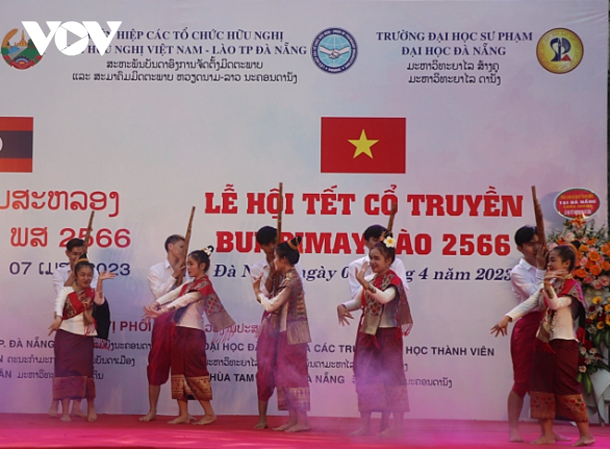 Lễ hội Tết cổ truyền Bunpimay Lào 2566 tại Đà Nẵng