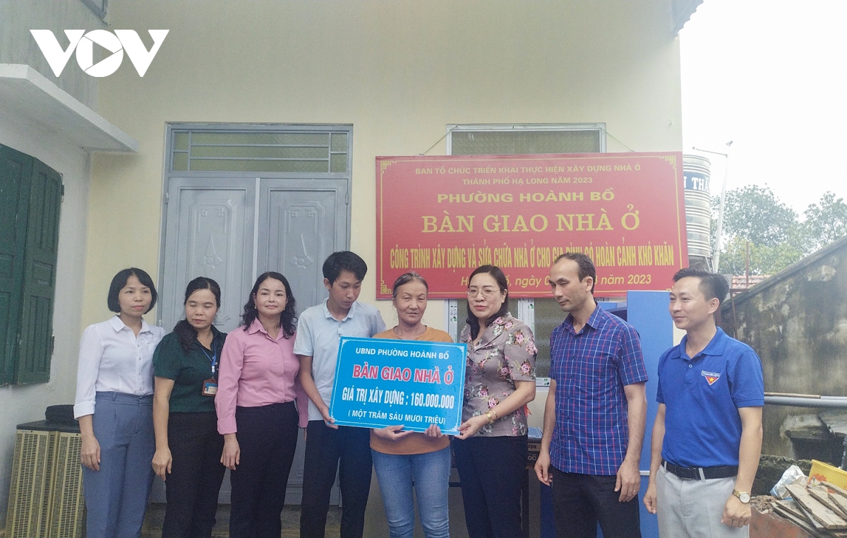 Xoá nhà tạm, nhà dột nát để đón Quốc khánh ở Quảng Ninh