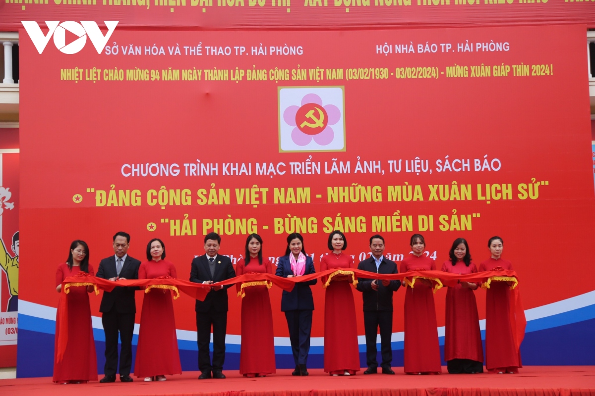Hải Phòng khai mạc triển lãm “Đảng Cộng sản Việt Nam - Những mùa xuân lịch sử"