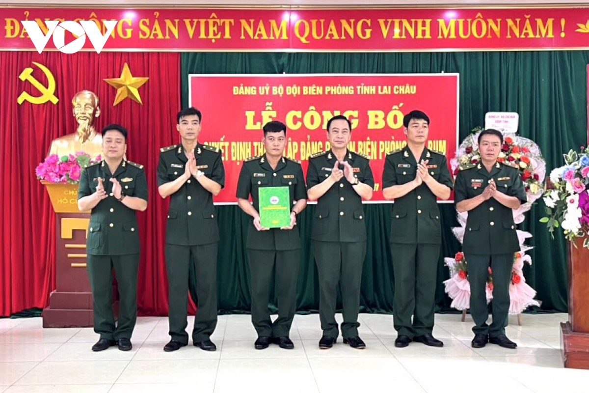 Thành lập Đảng bộ Đồn Biên phòng thứ 10 ở Lai Châu