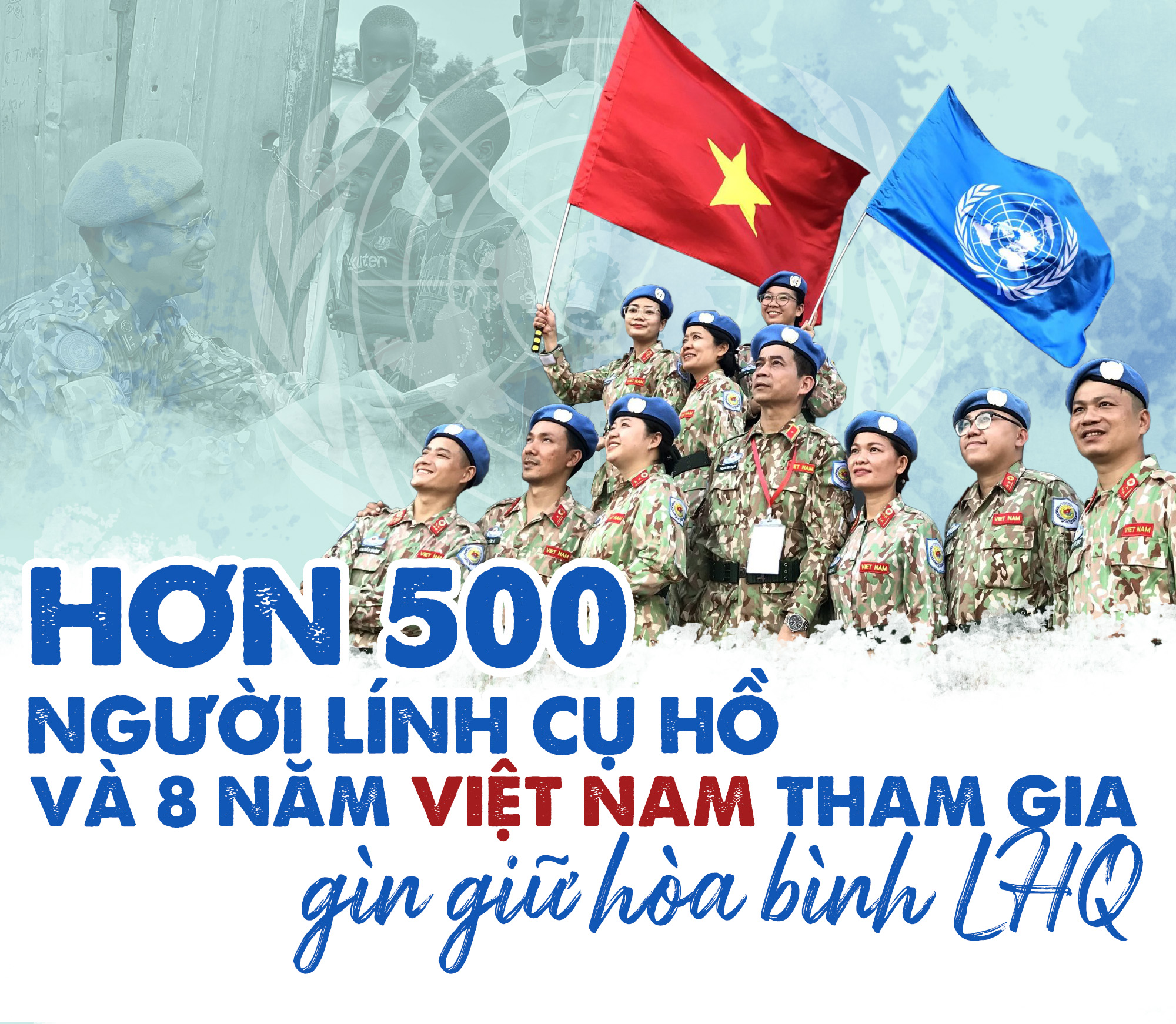 Hơn 500 người lính Cụ Hồ và 8 năm Việt Nam tham gia gìn giữ hòa bình LHQ |  VOV.VN