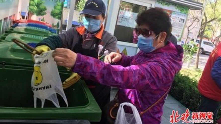 Bắc Kinh (Trung Quốc) sẽ xử lý nghiêm các hành vi không phân loại rác