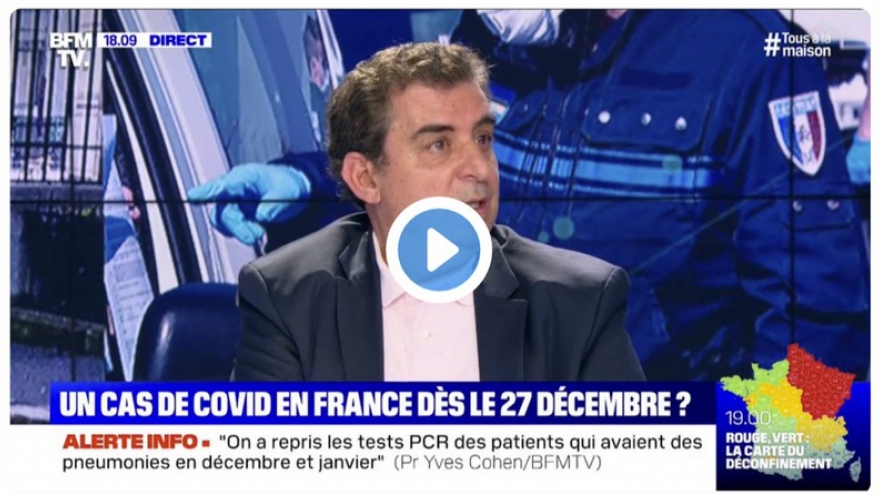 Covid-19 đã xuất hiện tại Pháp từ tháng 12/2019?