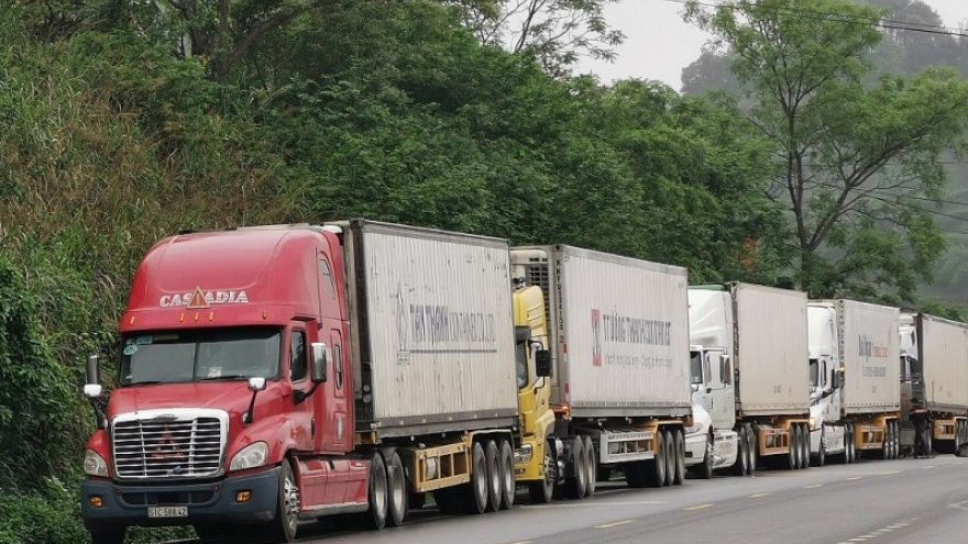 Lạng Sơn gắn biển số điện tử cho phương tiện tại cửa khẩu quốc tế Hữu Nghị