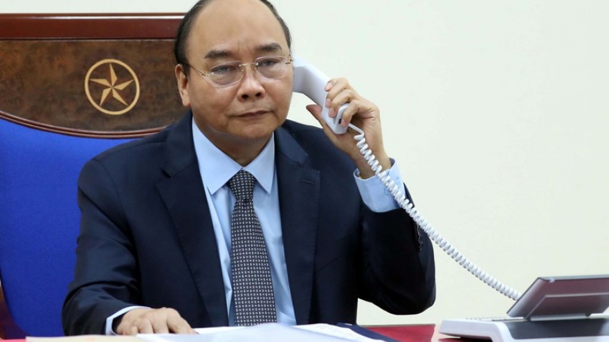 Thủ tướng Nguyễn Xuân Phúc điện đàm với Tổng thống Donald Trump