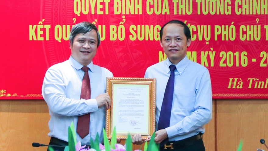 Thủ tướng phê chuẩn kết quả bầu Phó Chủ tịch UBND tỉnh Hà Tĩnh