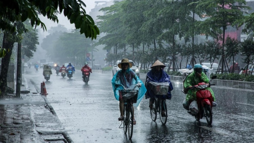 Dự báo thời tiết ngày 14/5: Hà Nội tiếp tục có mưa dông