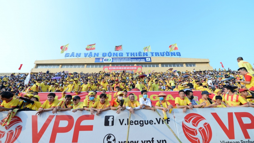 Nam Định tiếp tục là CLB có sức hút lớn nhất tại vòng 1/8 Cúp Quốc gia