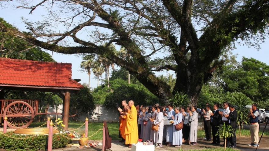 Lào tổ chức lễ tưởng niệm tại Khu di tích Liên minh chiến đấu Lào-Việt