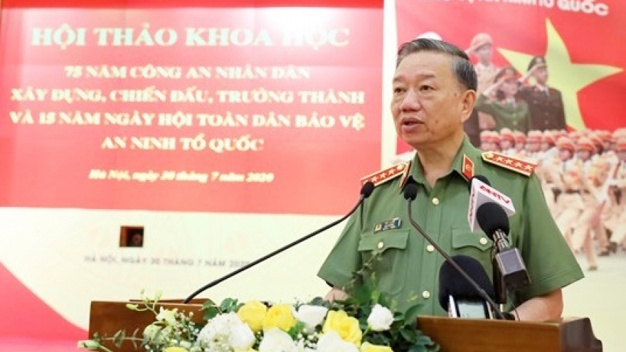 Bộ trưởng Tô Lâm: Lực lượng công an là “thanh bảo kiếm” của Đảng