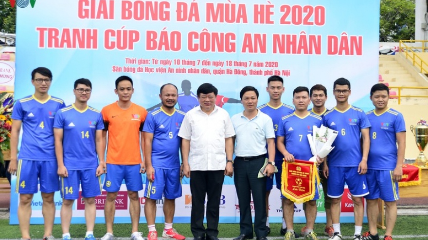 Khai mạc Giải bóng đá mùa Hè 2020 tranh Cúp Báo CAND