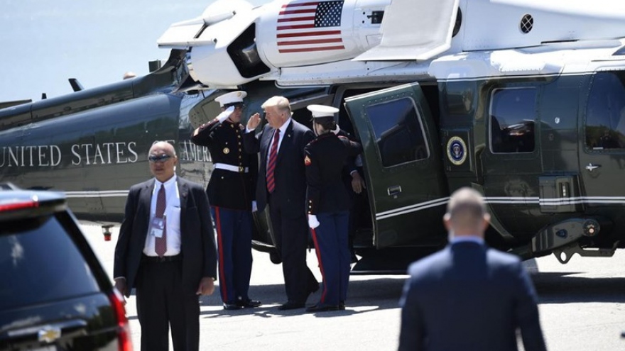 Binh sĩ thuộc phi đội trực thăng của Tổng thống Trump mắc Covid-19