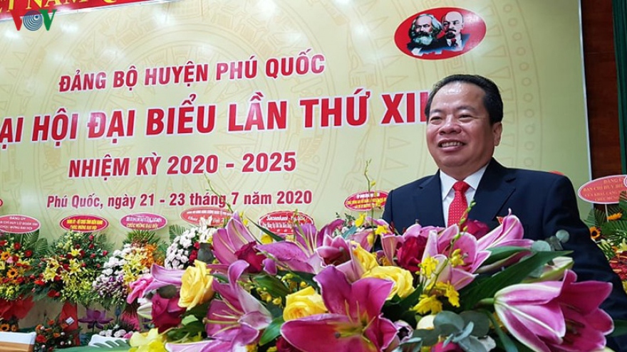 Ông Mai Văn Huỳnh tái đắc cử Bí thư, Chủ tịch UBND huyện Phú Quốc