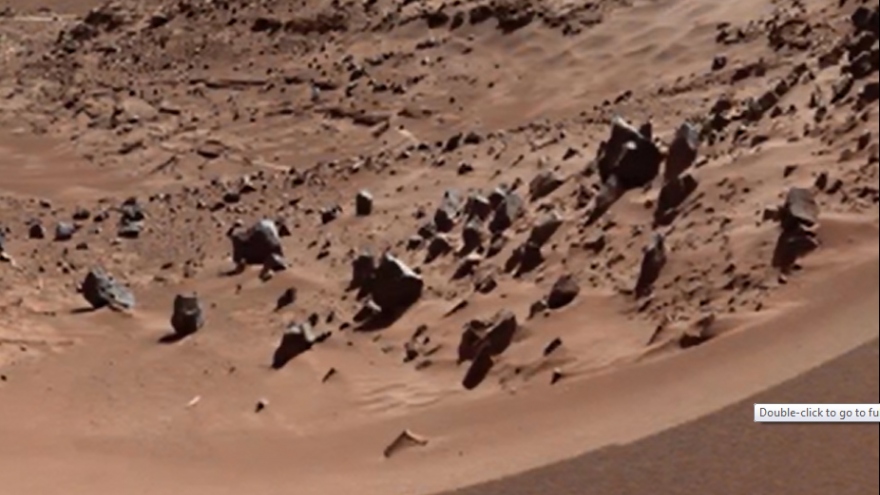 Video 4D cực chi tiết và chân thật về bề mặt sao Hỏa