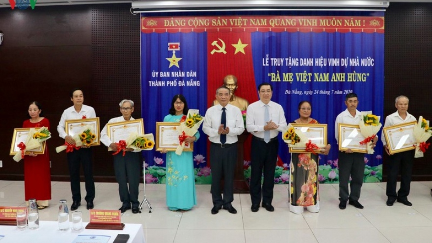 Đà Nẵng truy tặng danh hiệu vinh dự Nhà nước cho 7 Mẹ Việt Nam Anh hùng
