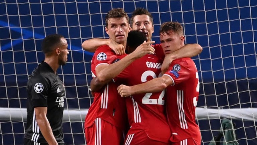 Toàn cảnh Bayern “hủy diệt” Lyon để tiến vào trận chung kết Champions League