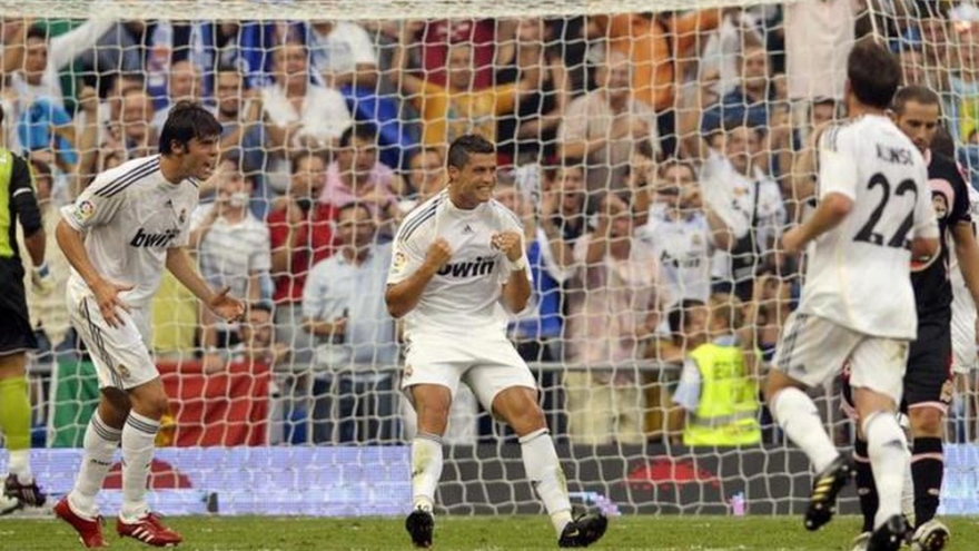 Ngày này năm xưa: Cristiano Ronaldo ghi bàn ngay ngày ra mắt Real Madrid