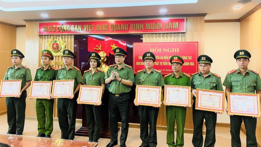 Phá 3 chuyên án lớn, Công an tỉnh Thanh Hóa được trao thưởng 100 triệu đồng
