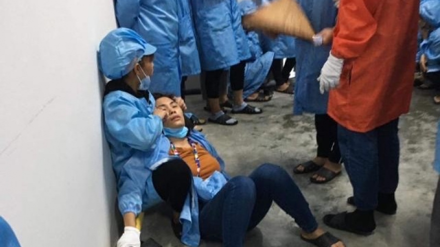Điều tra sự cố tại công ty ở Quảng Ninh khiến nhiều công nhân bị ngất