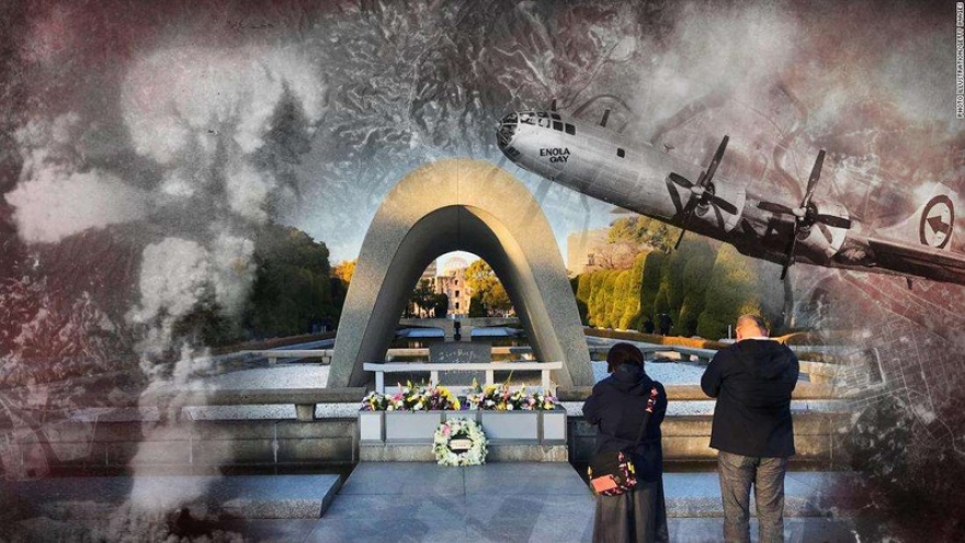 Nhật Bản kỷ niệm 75 năm Mỹ ném bom nguyên tử xuống Hiroshima